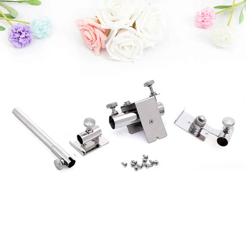 

1 Set of 3pcs Stainless Steel Bracket Adjustable Screw Fishing Box Holder Insert Fishing Accessories