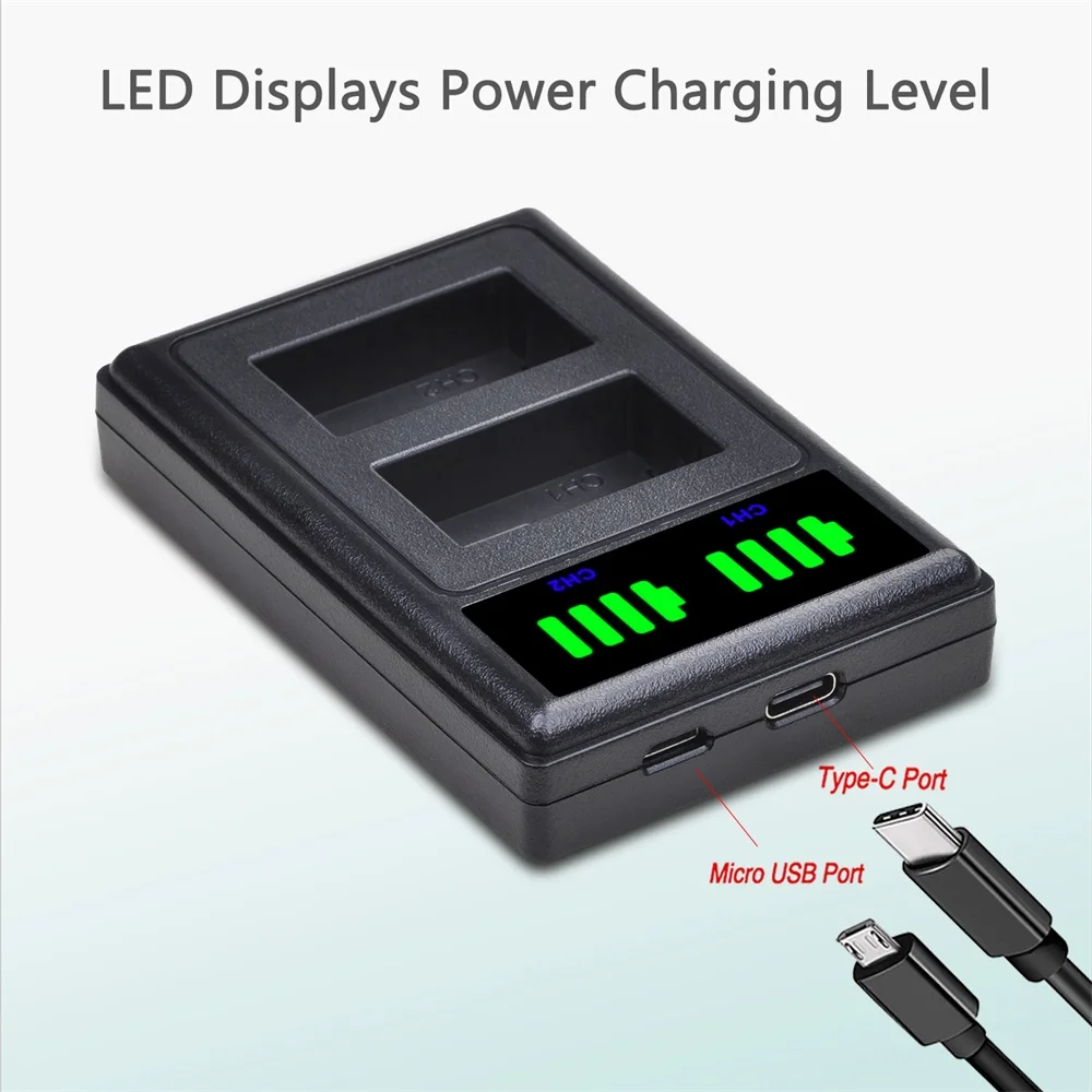 3 шт. NB 7L NB7L 1800mAh батареи + светодиодный USB двойное зарядное устройство с портом