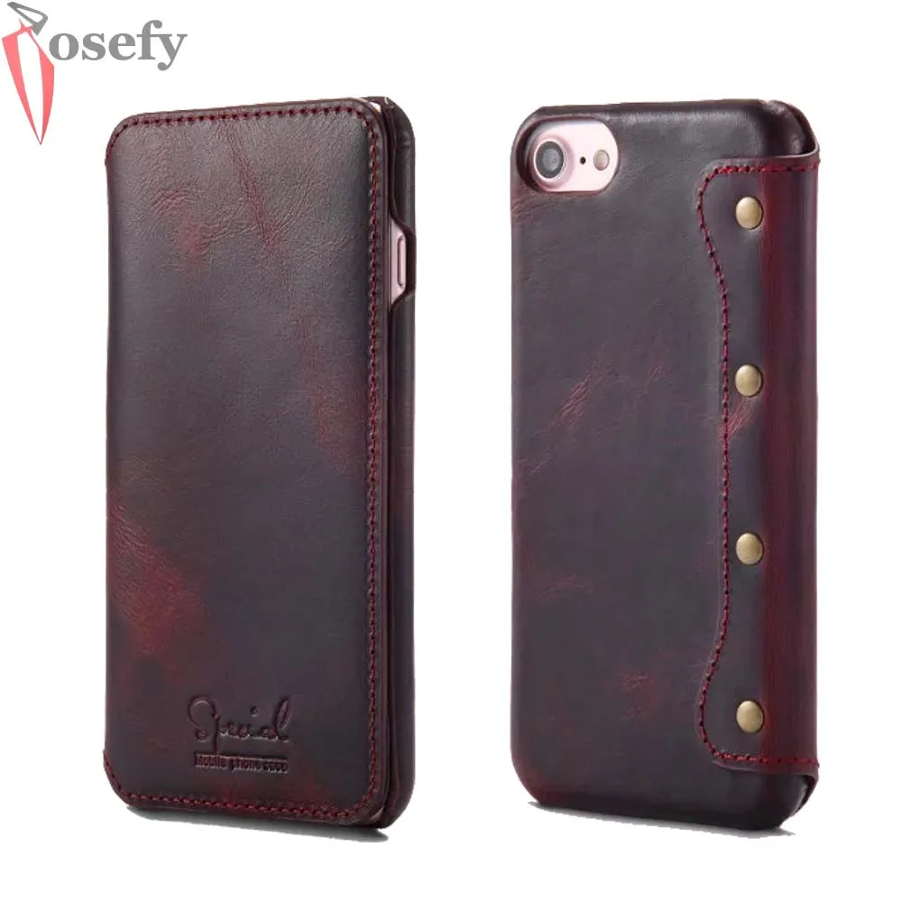 

Case For Apple iphone 6s 7 8 Plus Genuine Real Leather Wallet Full-Body Protective Cover Shell Skin For iphone 12 Pro Max SE2020
