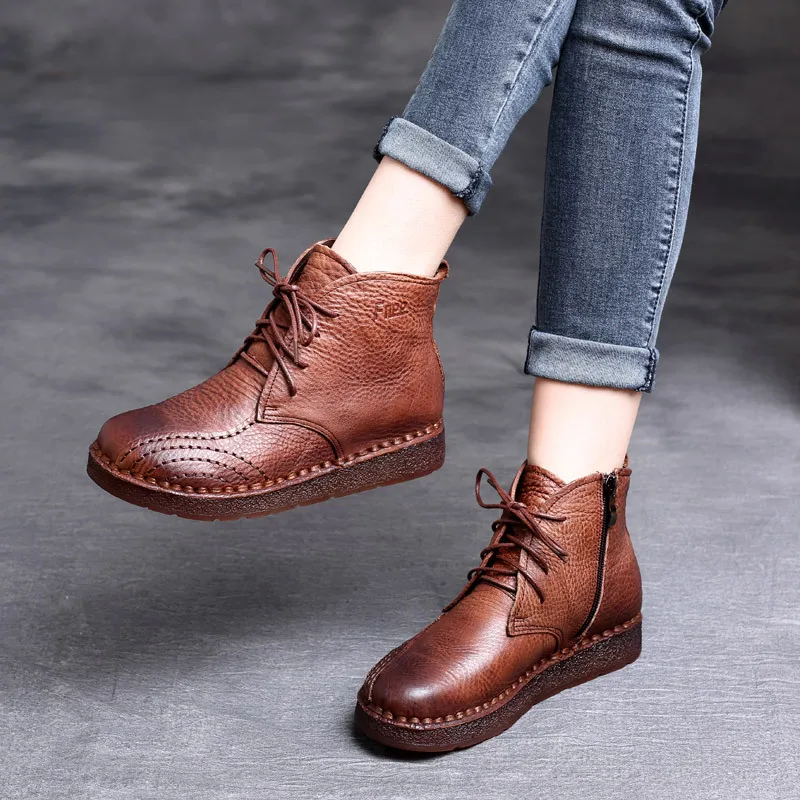 

Fashion Boots Women Breathable Chunky Platform Boots Short Large Large Platform Shoes Luxury Casual Footwear