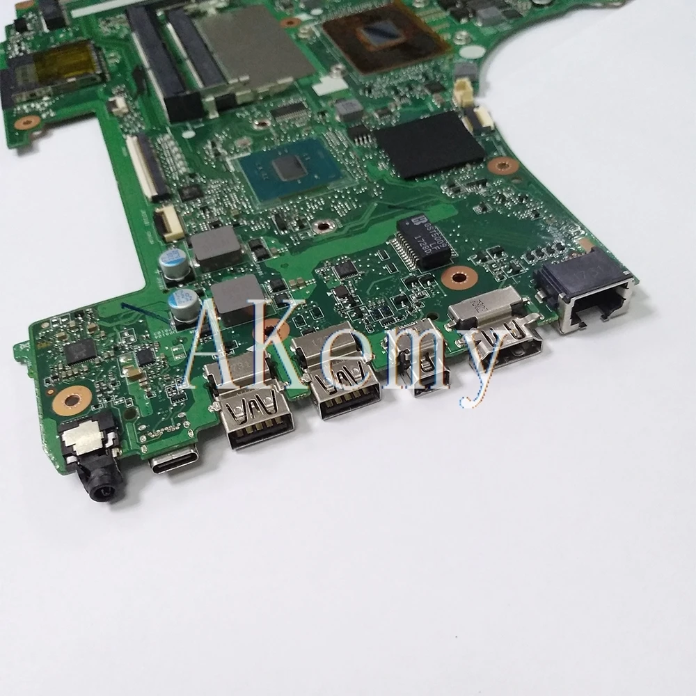 GL753VD Материнская плата Основная плата REV: 2.0 с GPU GTX1050 4G + CPU i7-7700HQ 2.8Ghz для ноутбуков Asus ROG GL753V GL753VE.