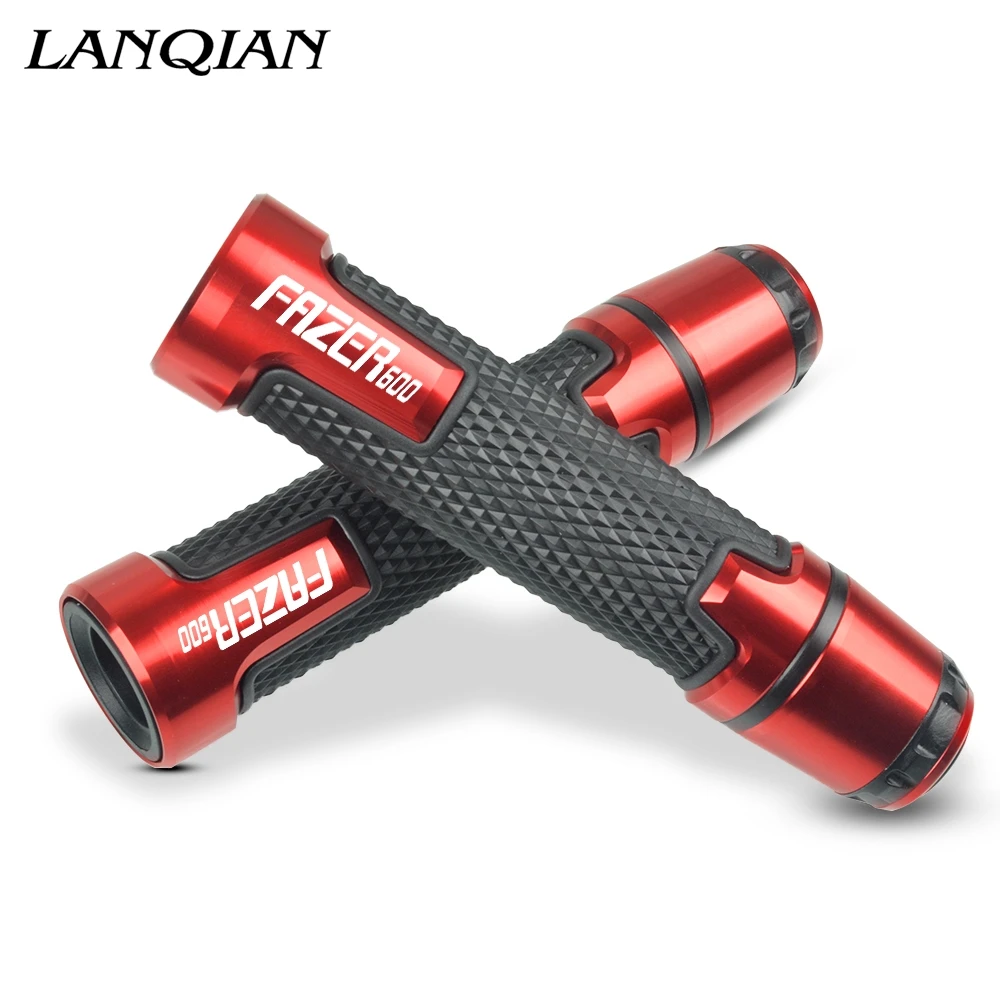 Алюминиевые пластиковые ручки для мотоцикла 7/8 дюйма с логотипом YAMAHA FAZER600 FAZER R600