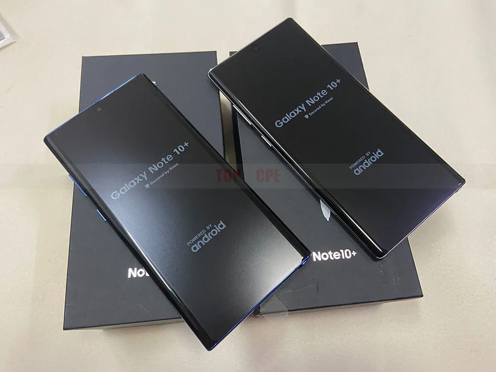 Разблокированный Samsung Galaxy Note 10 Plus N975U1 Note10 + N975U 256 Гб ПЗУ 12 ОЗУ Восьмиядерный 6 8