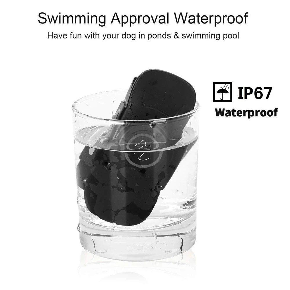 Ошейник для дрессировки собак с дистанционным управлением звуковой сигнал