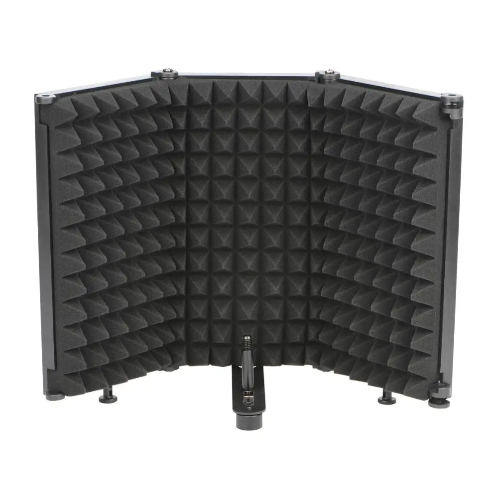 

LO-PS58 3 Panels MINI Microphone Wind Screen Shield