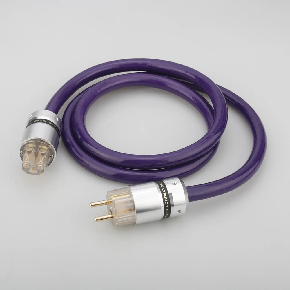 Audiocrast P102 6N OCC AC кабель питания чистая медь европейский стандарт Разъем ЕС Schuko шнур