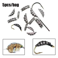 hot ribbed fishing high quality tungsten alloy fly tying material fast sinking scud shrimp bodies shell