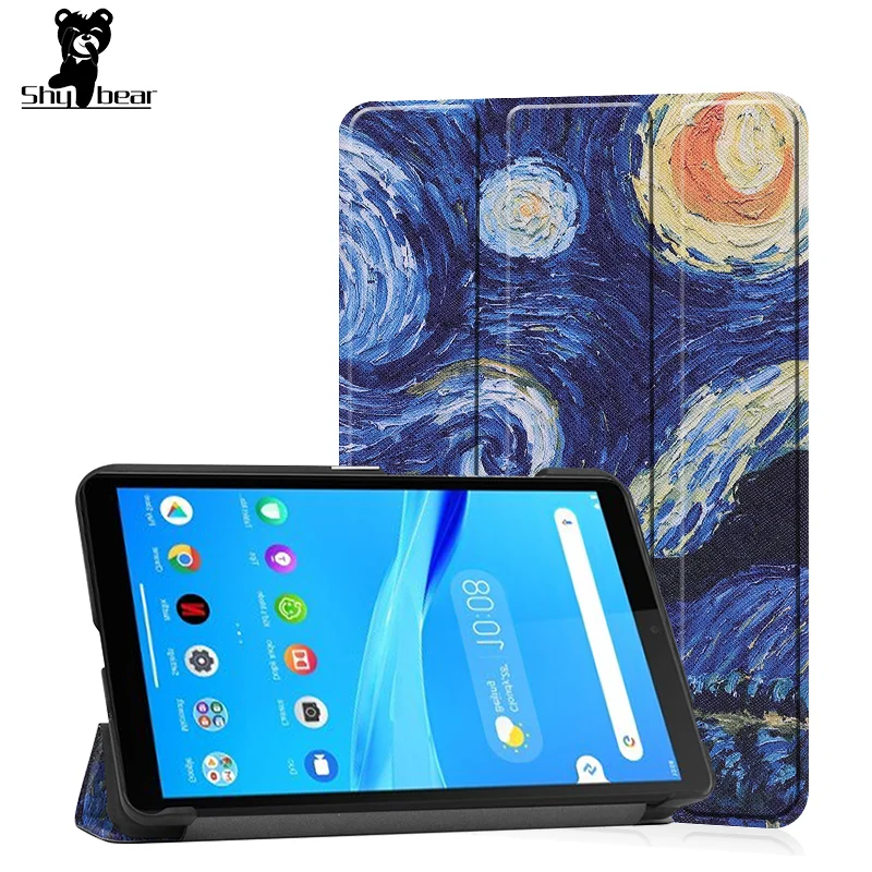 Чехол для lenovo Tab M7 складной чехол TB 7305 X/F/I 7 дюймов из искусственной кожи планшета +