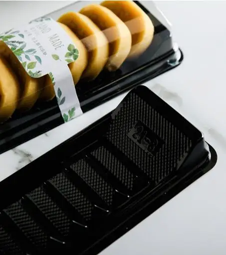 50 шт. упаковка для 8 тортов десертов блистерная коробка с наклейкой выпечки торта