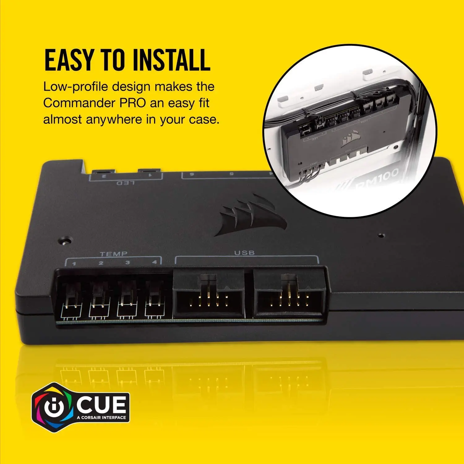 CORSAIR iCUE Lighting Commander PRO Smart RGB и контроллер скорости вентилятора ПК с USB | Компьютеры