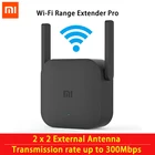 Wi-Fi-повторитель Xiaomi Mijia Pro, усилитель сетевой с поддержкой 300 МБс, устройство повышения мощности для расширения сети с 2 антеннами для Wi-Fi-роутера