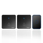 Беспроводной дверной звонок CACAZI, 60 звонков, 0-110 дБ, 300 м, Водонепроницаемый умный Домашний Беспроводной звонок со вспышкой, штепсель US, EU, UK