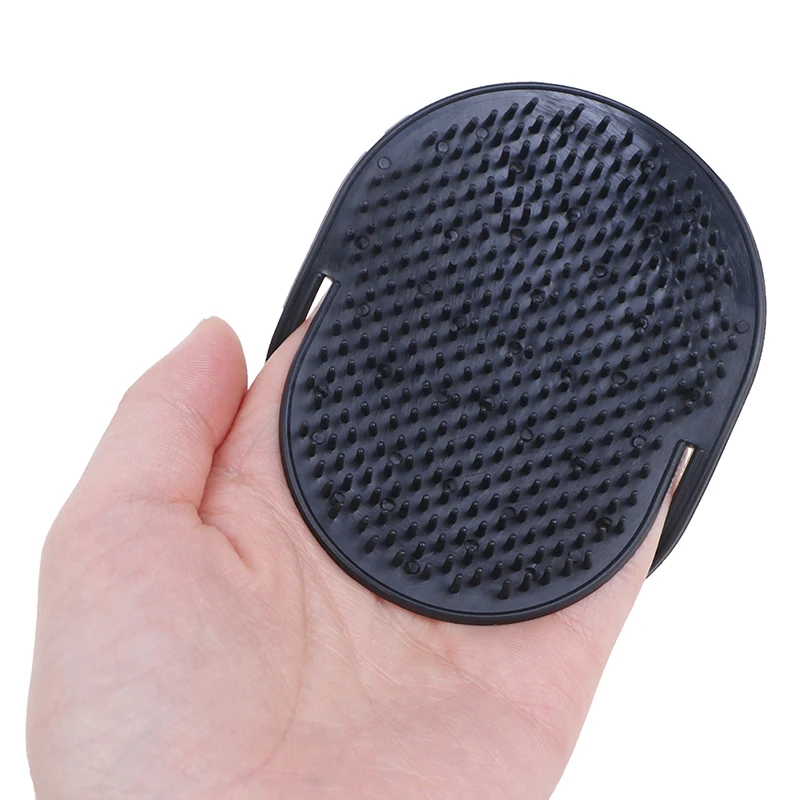 

1 PCS Shampoo Comb Pocket Men Beard Mustache Palm Scalp Massage Black Hair Care Travel Portable Hair Comb Brush Styling Tools