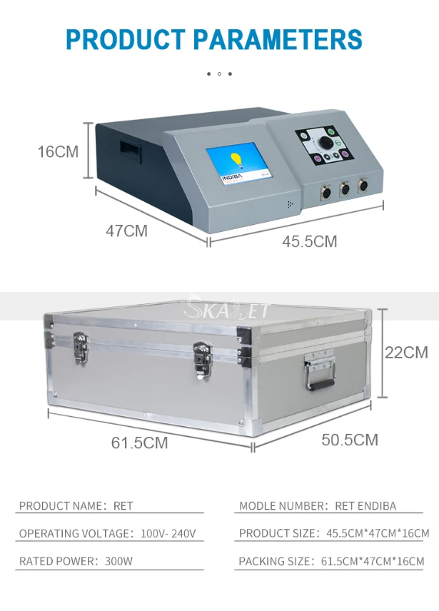 

Portable High Frequency 448khz Ret Cet Rf Therapy Indiba Fat Loss Machine Endiba Ret Deep Beauty Body Care System