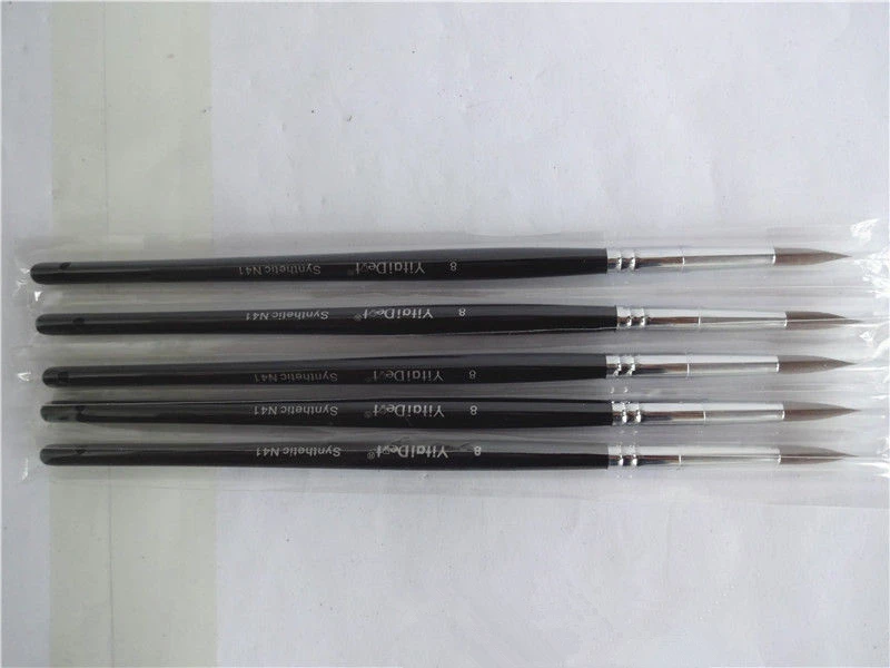 5 шт. зубная фарфоровая Кисть ручка 8 # стоматологическое лабораторное