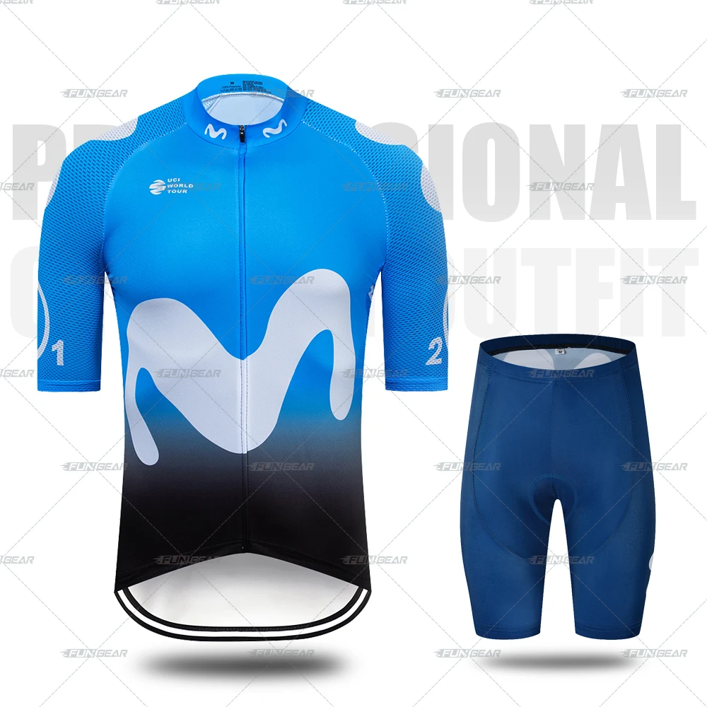 01-1 Blue set Набор для велоспорта Джерси pro Team Одежда для велоспорта с коротким рукавом быстросохнущая дышащая подушка Мужская велосипедная одежда для велоспорта - Цвет: 01-1 Blue set