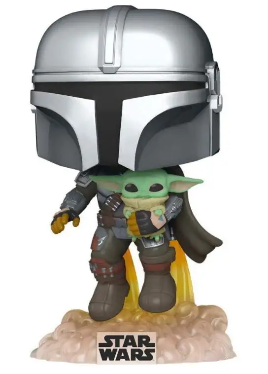 На тему Звездных войн Мандалорское 402 Летающий с ребенком Комплект 1 PopShield