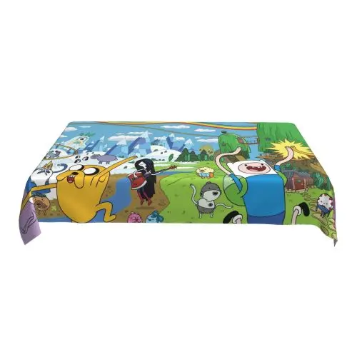 

Adventure_Time Print Table Cloth Coffee TableCover Rectangular Tablecloth Waterproof Tablecloths Dining TableCloth