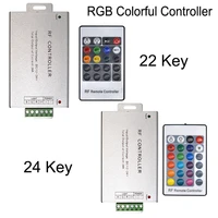 dc12 24v 20 key 18a 24 key 24a colorful rgb wireless controller light strip dimmer radio frequency remote control