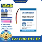 100% Оригинальный аккумулятор LOSONCOER 1400 мАч 523455 для наушников FIIO E17 E7