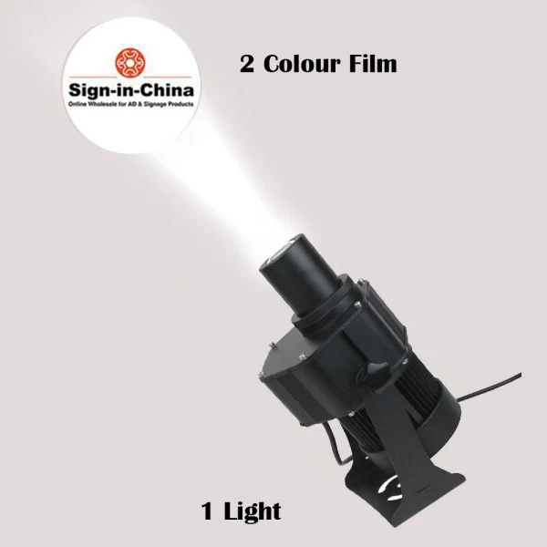 80 Вт наружный LED вращающийся Gobo рекламный логотип проектор свет (с