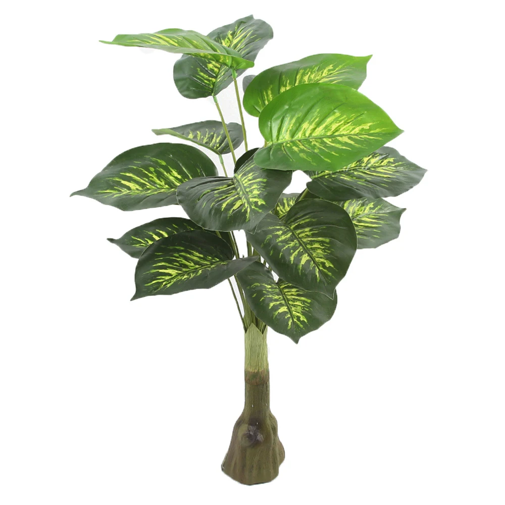Большие искусственные растения Тропическое дерево листья монстеры пластиковые