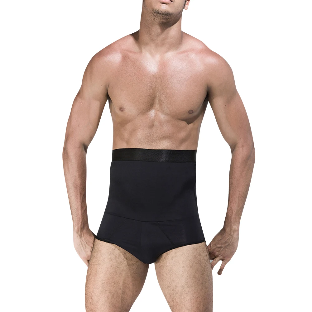 Мужские трусы боксеры с завышенной талией для похудения майка облегающая