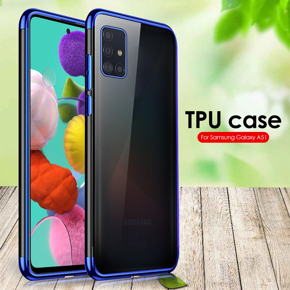 Чехлов из термопластичного полиуретана (TPU чехол для samsung Galaxy A71 A51 A90 A80 A70 A50S A50 A40 A30S
