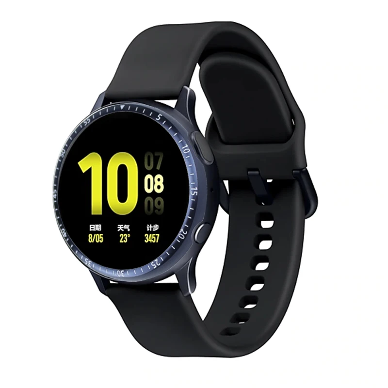 Ободок кольцо для Samsung Galaxy Watch active 2 40 мм 44 Защитная крышка чехол спортивный клей