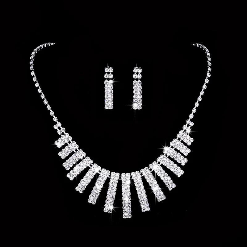 

CSHOU169 популярное свадебное ожерелье, набор сережек, цепочка с посеребренным цирконием, комплект ювелирных изделий, аксессуары для уживечерн...