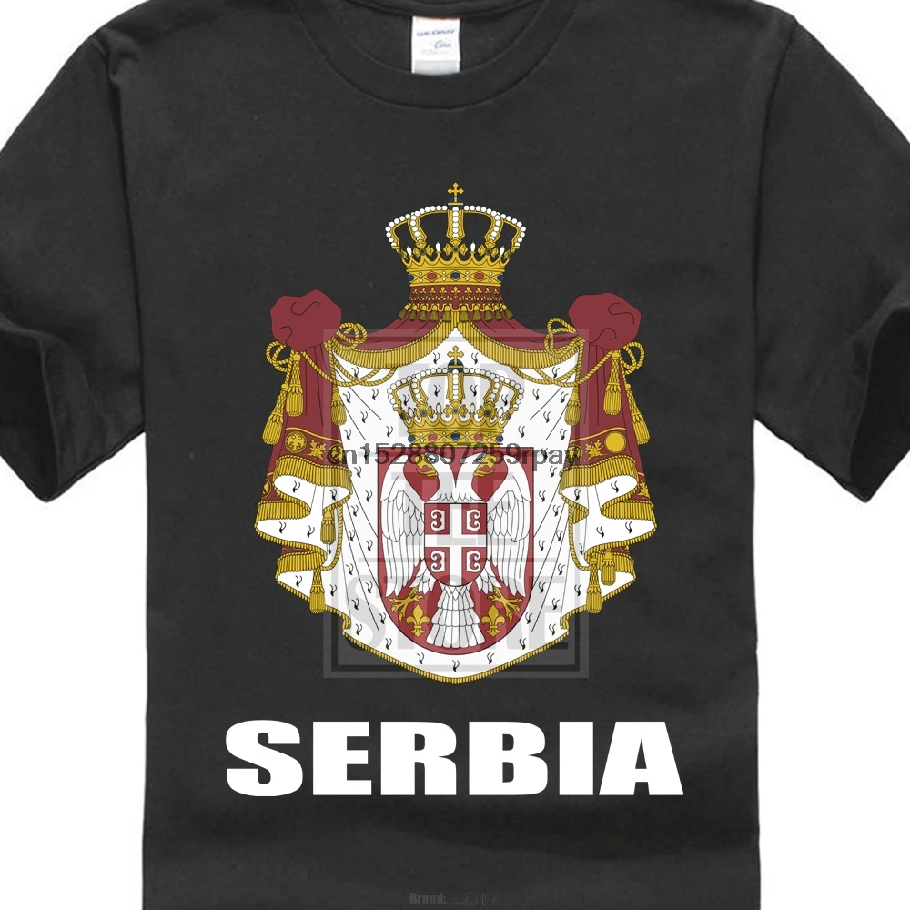Флаг сербии Сербия футболист вентилятор Футболка Топы летом прохладно забавная