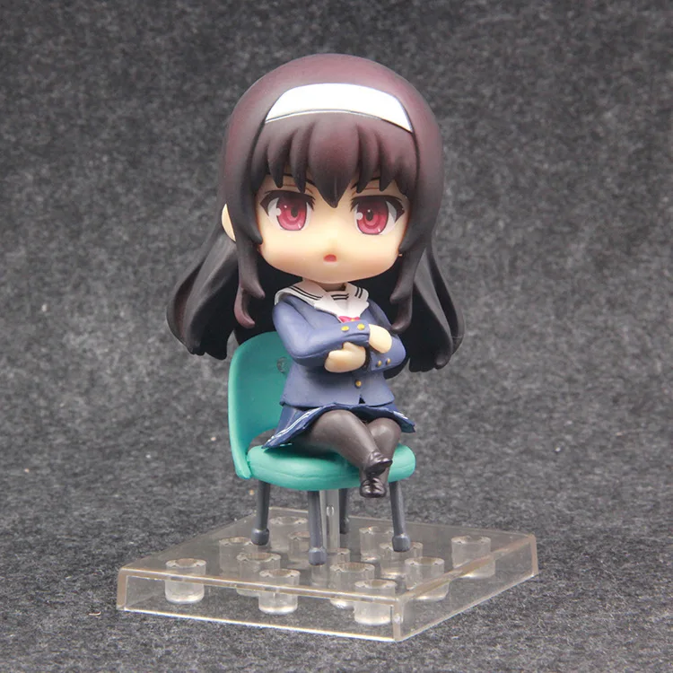 Японская аниме экшн фигурка Saenai Heroine No Sodatekata Kasumigaoka Utaha 738 #10cm Q Ver ПВХ модель