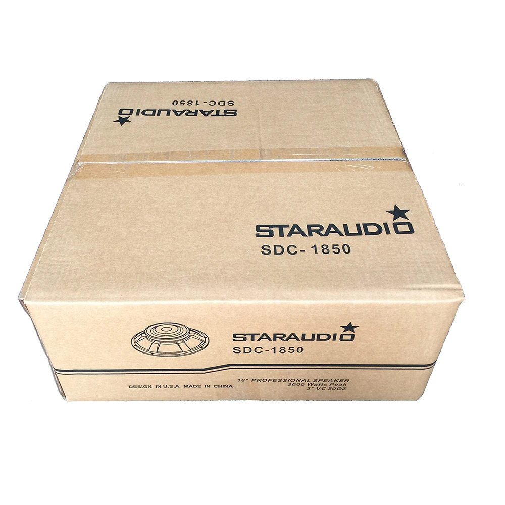 STARAUDIO 2 шт 18 дюймов 3000 Вт сырье Замена PA динамик сабвуферы 8 Ом этап DJ аудио