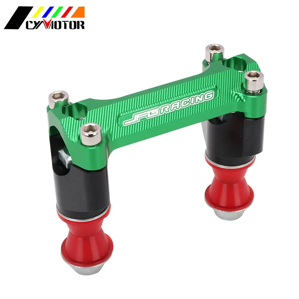 Зажим для крепления на руль мотоцикла с ЧПУ 28 мм алюминиевый сплав Kawasaki KX250F KX450F KX