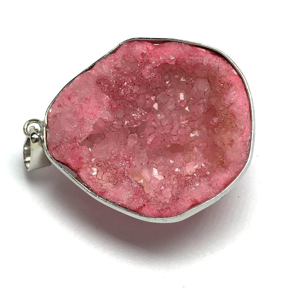 

1PC Natural Stone Quartzs Crystal Agates Charms Pendants for Jewelry Making DIY Nacklace Bracelet Earrings Size 35x50-40x50mm