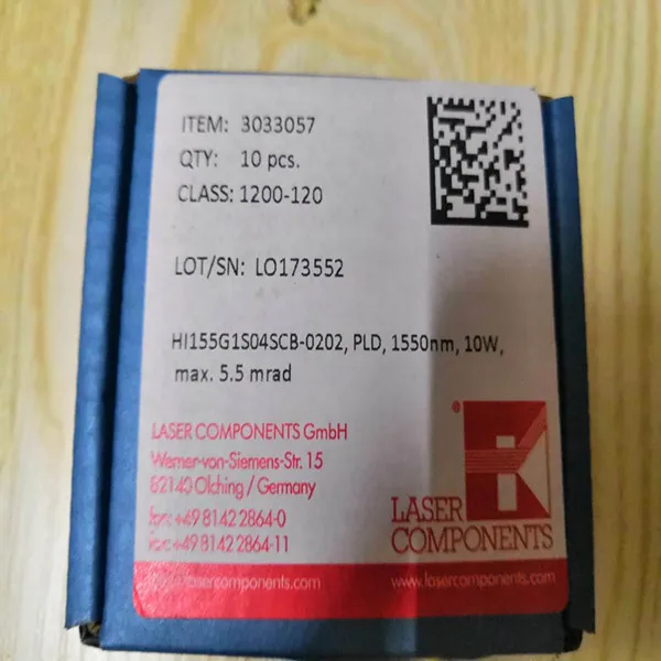 

1550nm 10W laser HI155G1S04SCB-0202 Laser Components laser diode/High Intensity 1550nm 10W laser diode with fast Axis collimator