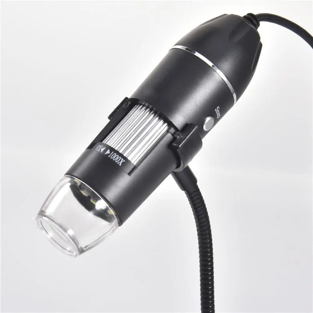 Цифровой микроскоп 3 в 1 1000X Многофункциональная портативная Лупа с поддержкой