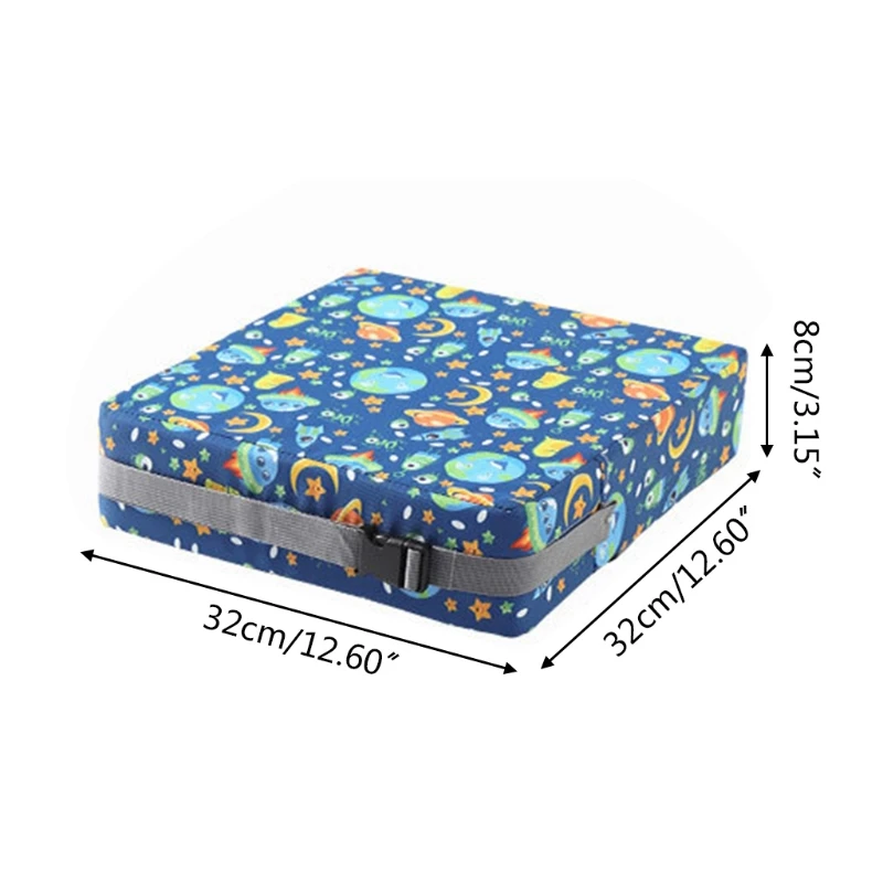 

50LE Portable High Chair Pad Booster Dining Room Adjustable Detachable Sponge Seat Cushion for Toddler Kids Baby