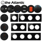 Серия L1-универсальный выключатель розетки питания USB RJ45 Cat5e 20A 45A Функциональный модуль рамка Сделай Сам бесплатно комбинированное черное стекло ЕС FR