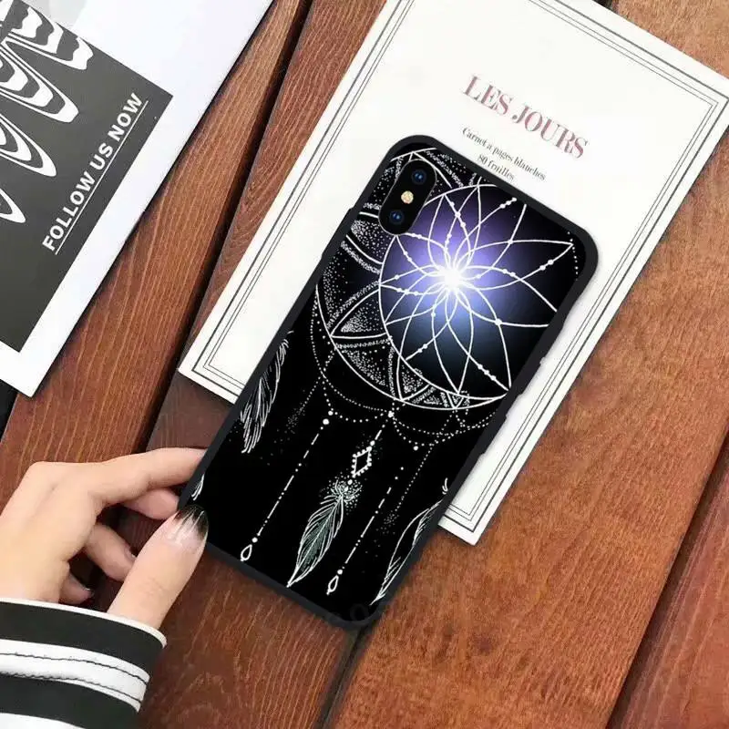 

Dream catcher watercolor pattern Phone Case for iPhone 11 12 mini pro XS MAX 8 7 6 6S Plus X 5S SE 2020 XR