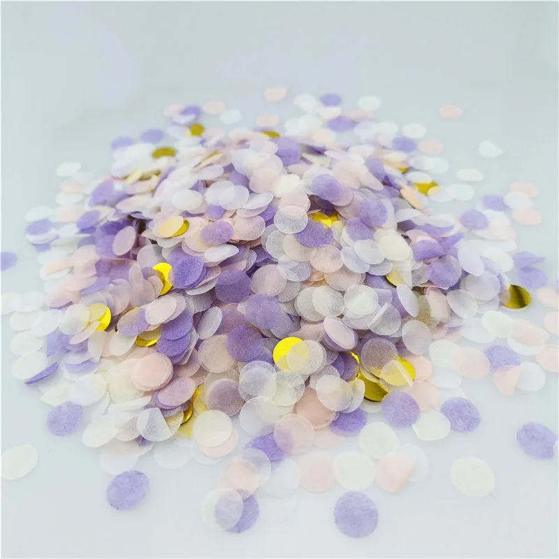 500 г/пакет бумажные конфетти круглые БОБО шары наполнение свадьба день рождения