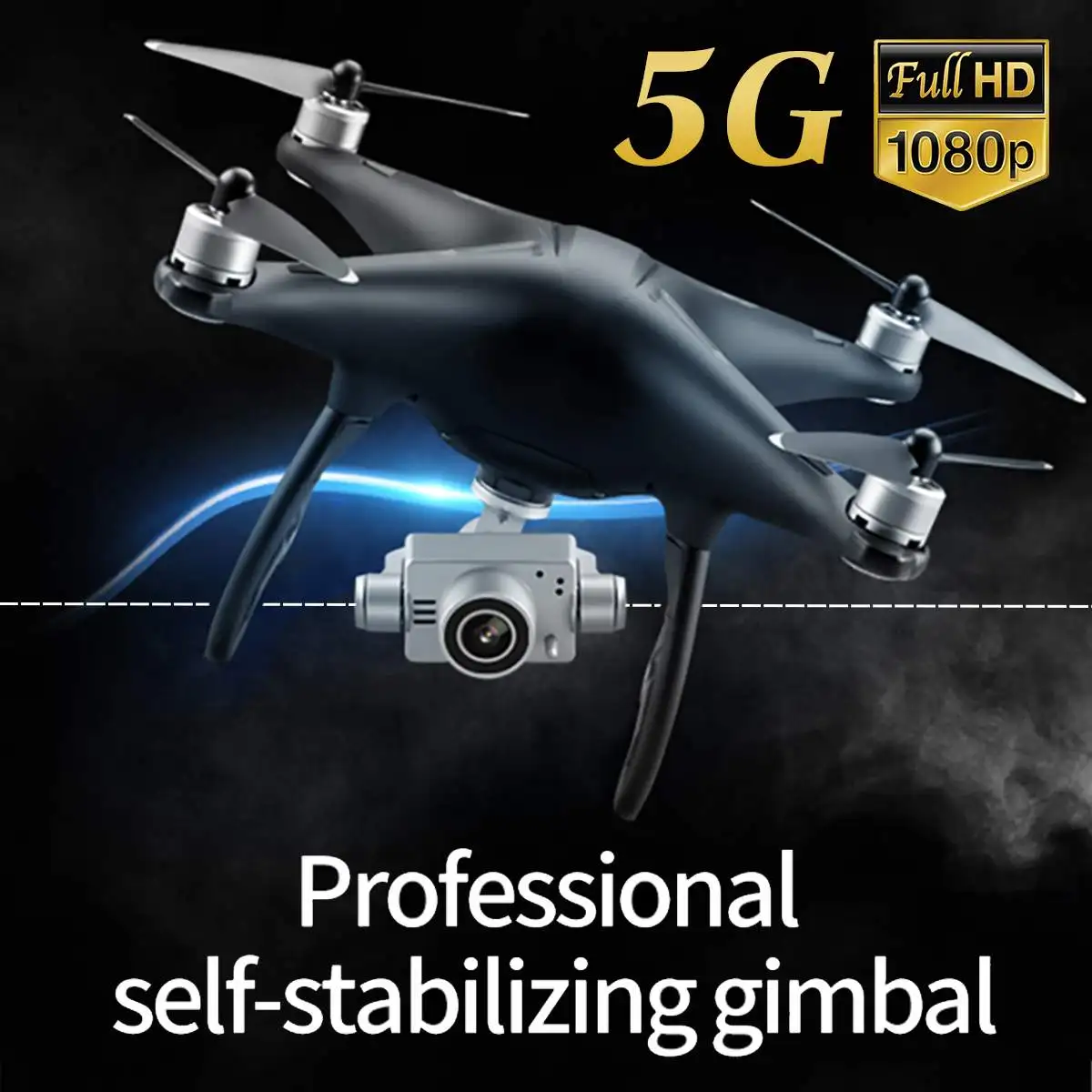 Глобальный Дрон Профессиональный следящий за мной Дрон на ру 5G Wi-Fi FPV долгое время Летающий Квадрокоптер gps Дроны с камерой HD 1080P VS SG906 F11