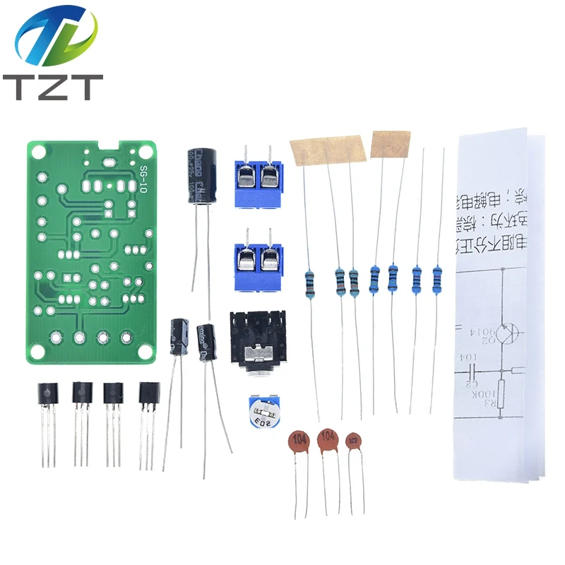 Белый Шум генератор сигналов DIY Kit Электронная Комплект 2-х канальный Выход для