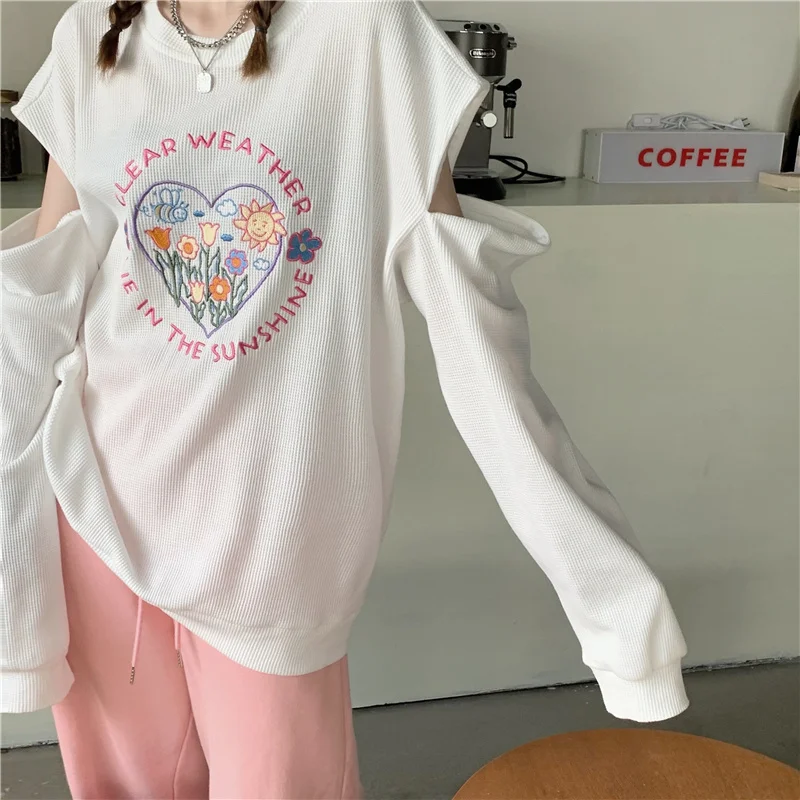 

Real Shot Autumn and Winter New Product Loose Personality Fashion Long Sleeve Wei.