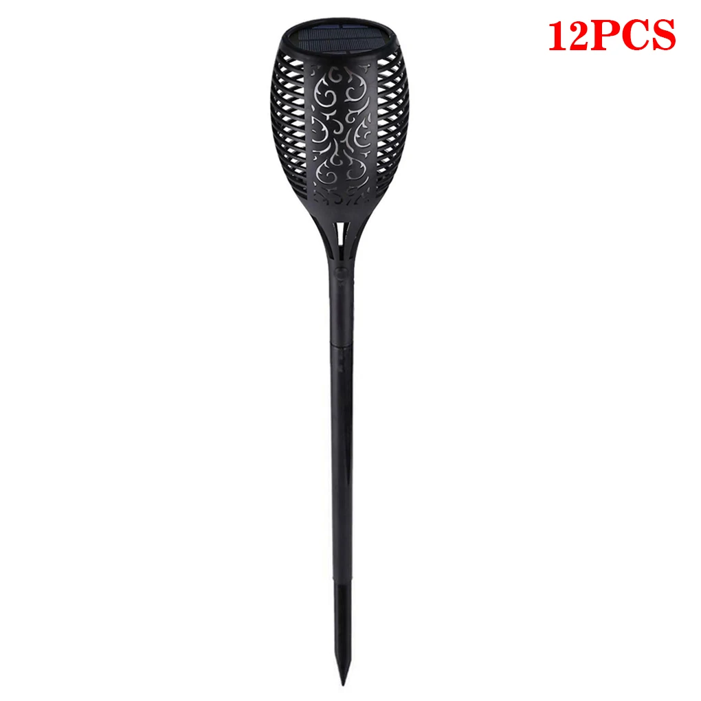 

2/4/6/8/12Pieces Garden LED Flame Solar Light Power Bulb Waterproof Decoration Landscape Lawn Lamp Path Lighting Torch Outdoors