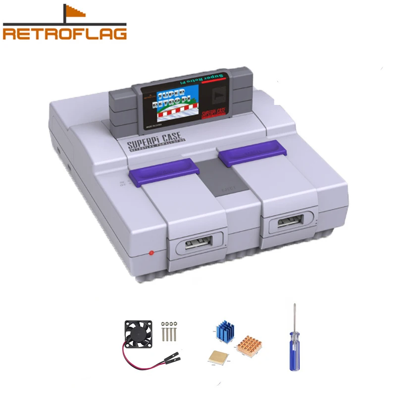 

Для Raspberry Pi 3B плюс (3B + общее количество)/3B Retroflag SUPERPi CASE-U с игрового картриджа