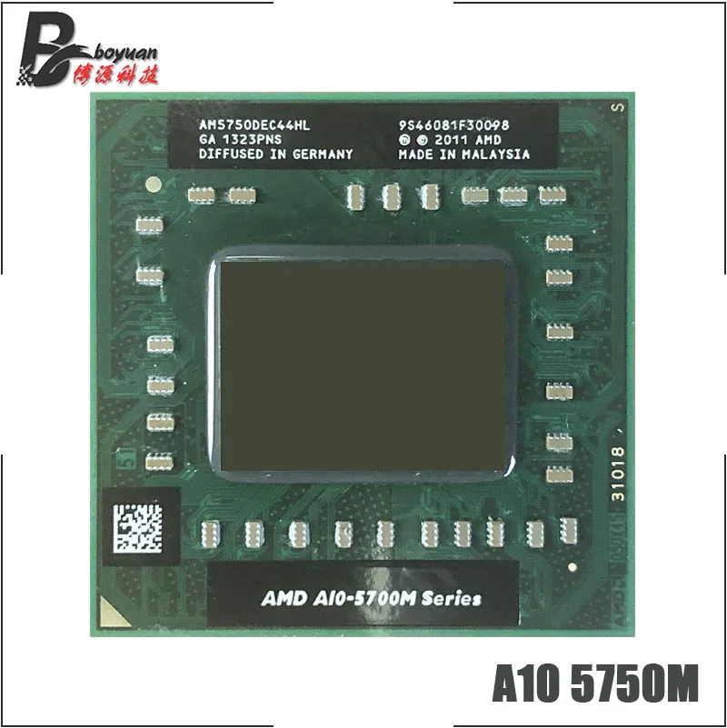 Процессор AMD с четырехъядерным процессором AM5750DEC44HL Socket FS1 процессор и 5750 м 2 5