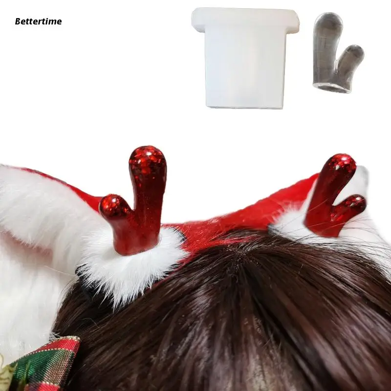 

B36D Deer Horn Resin Casting Mold Christmas Headband Decoration Mold Cosplay Prop