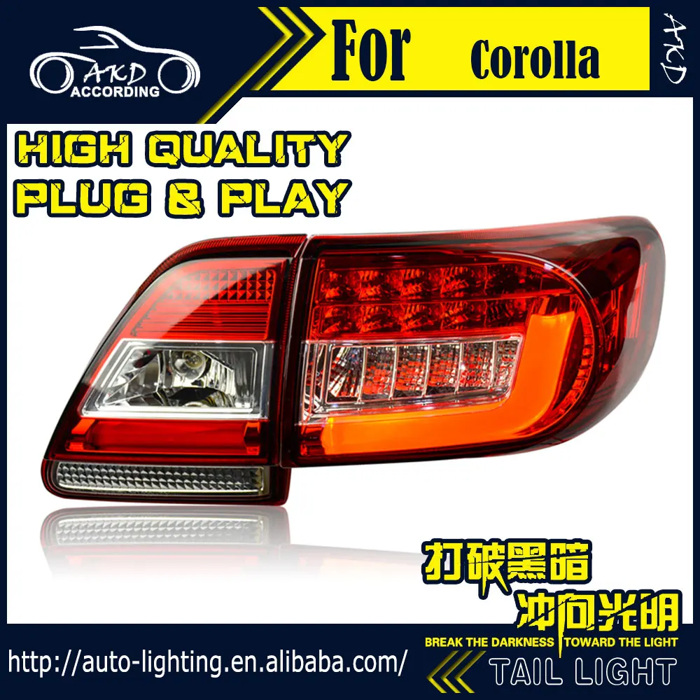 AKD автомобильный Стайлинг задний фонарь для Toyota Corolla задсветильник s 2011-2013