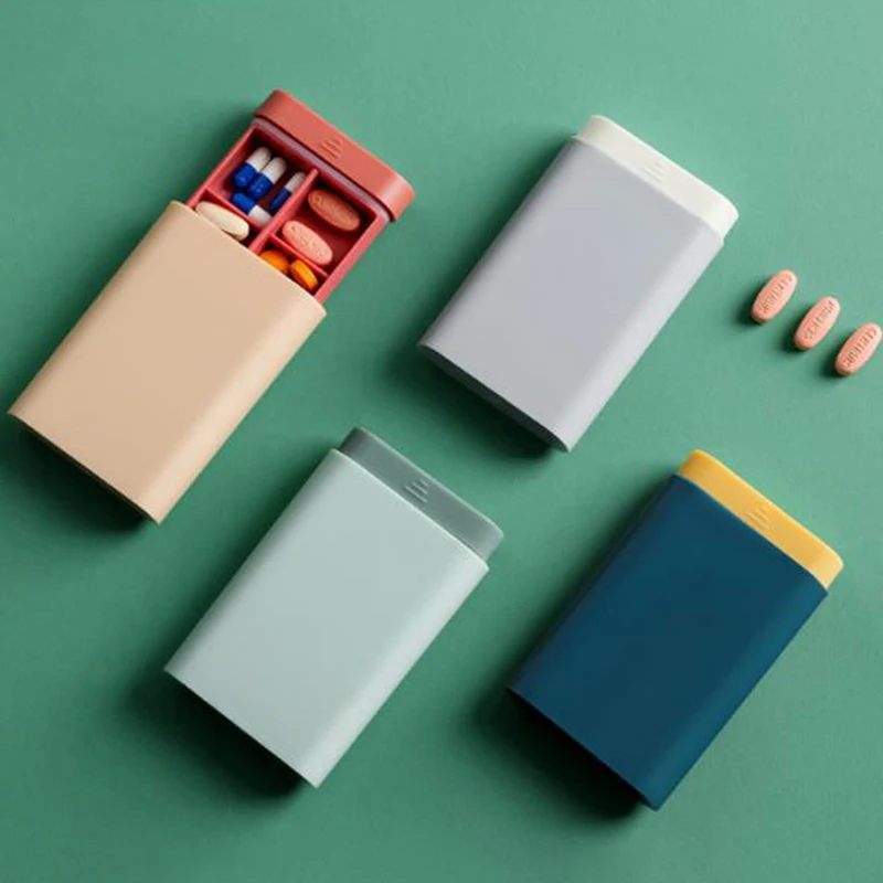 

Fashion Portable Nordic Style Pill Box Tablet Pillbox Dispenser Medicine Boxes